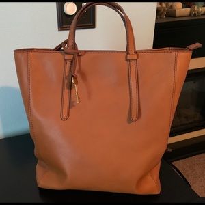Fossil backpack/carry purse